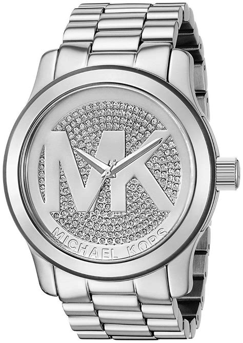 zilver horloge michael kors|Michael Kors silver designer watches.